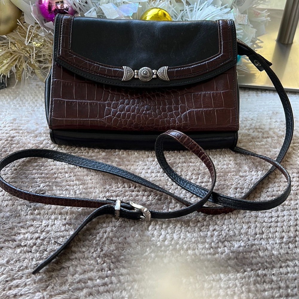 Brighton Leather crossbody EUC